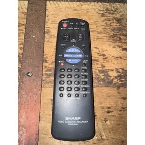 Genuine Sharp RRMCG0055AJSA VCR / TV / Cable Remote Control Original OEM